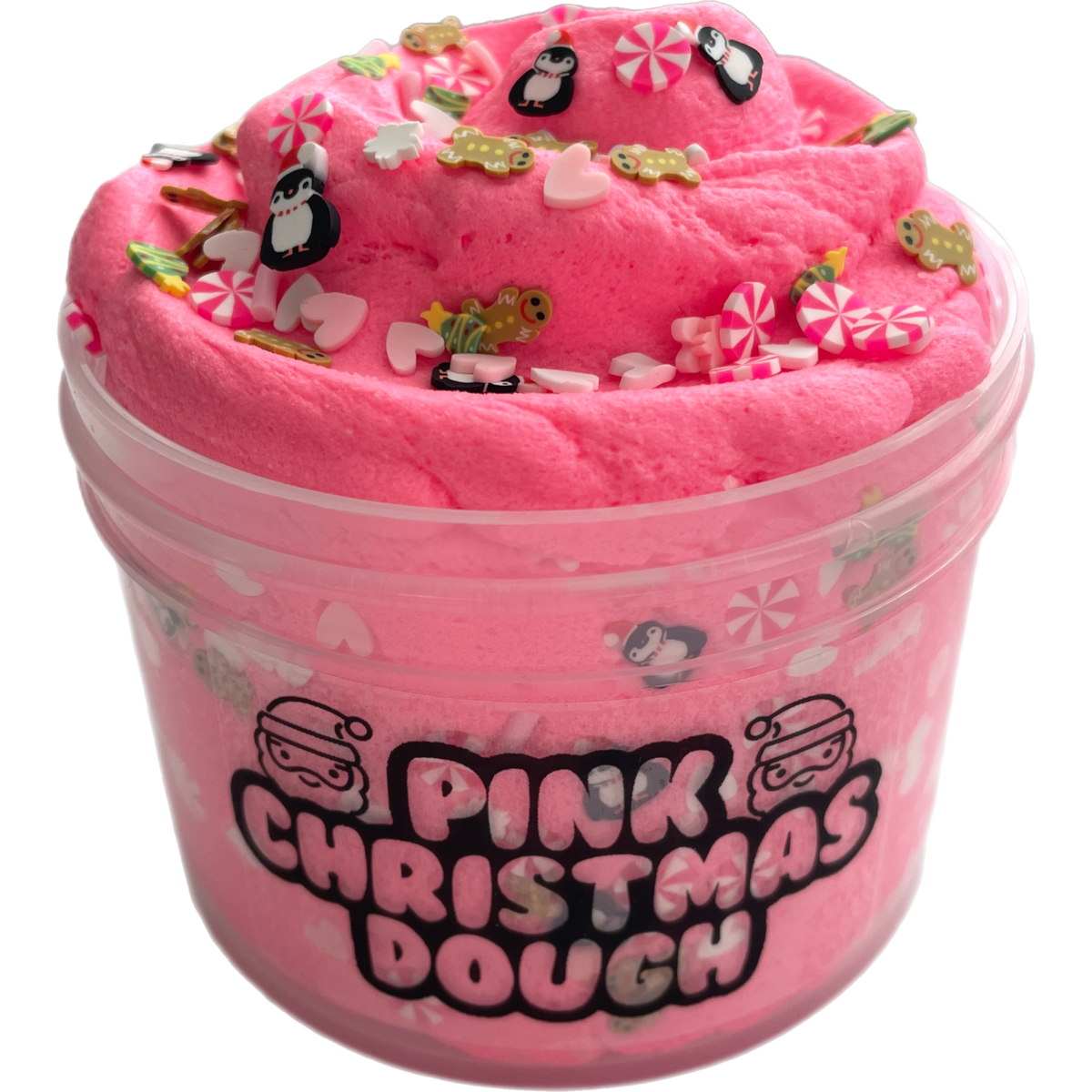 pink Christmas dough