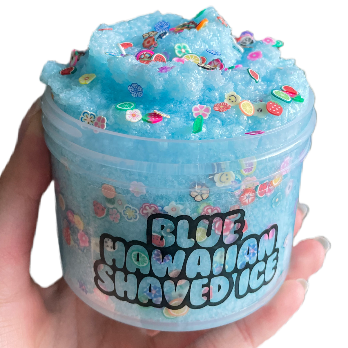 blue Hawaiian shaved ice